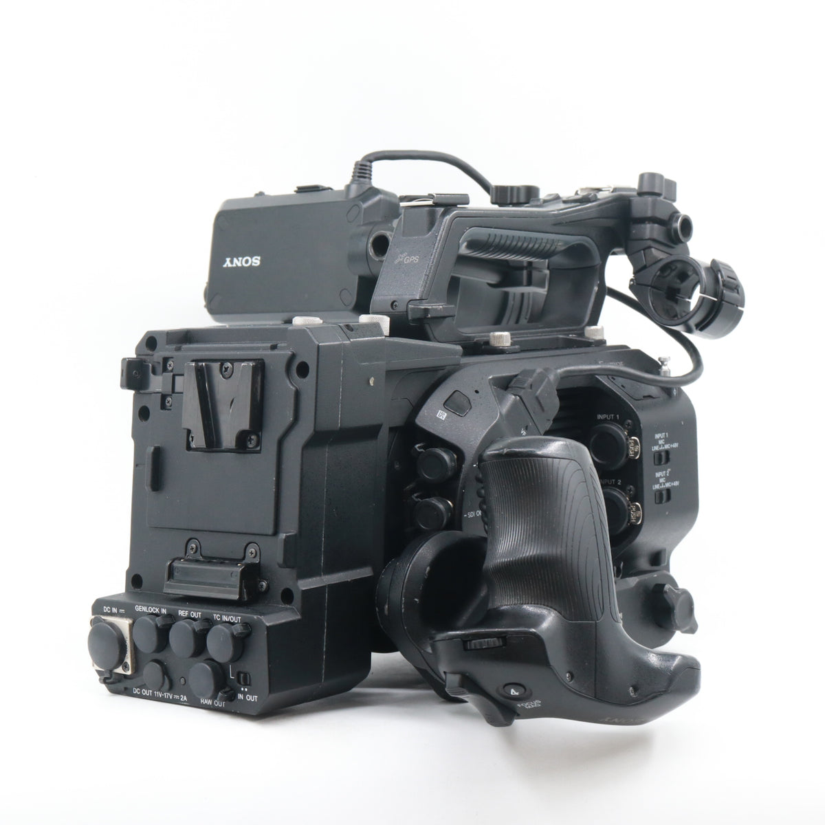 Sony PXW-FS7 body + XDCA-FS7 extension unit used