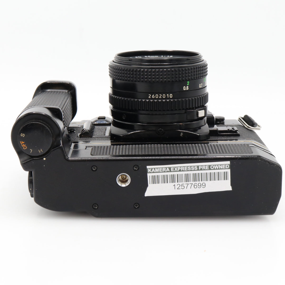 Canon A-1 Gehäuse + motor-drive + FD 50mm F/1.8 gebraucht