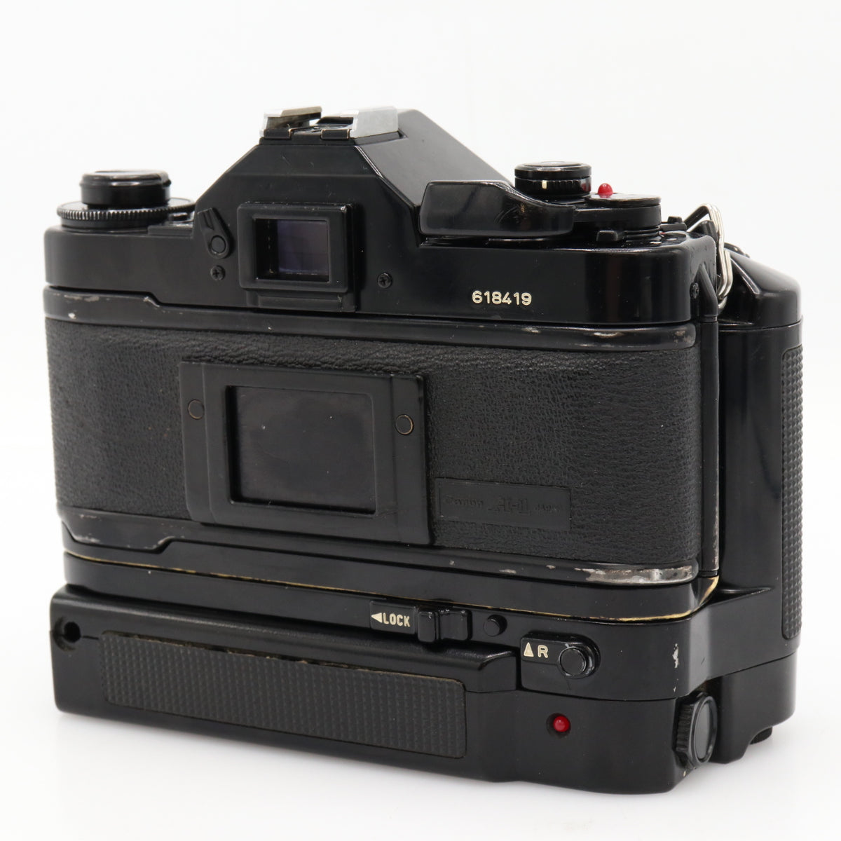 Canon A-1 Gehäuse + motor-drive + FD 50mm F/1.8 gebraucht
