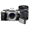 OM SYSTEM OM-5 Mark II silber + 14-150mm f/4.0-5.6 ED II + Peter Hadley PS-BLS5