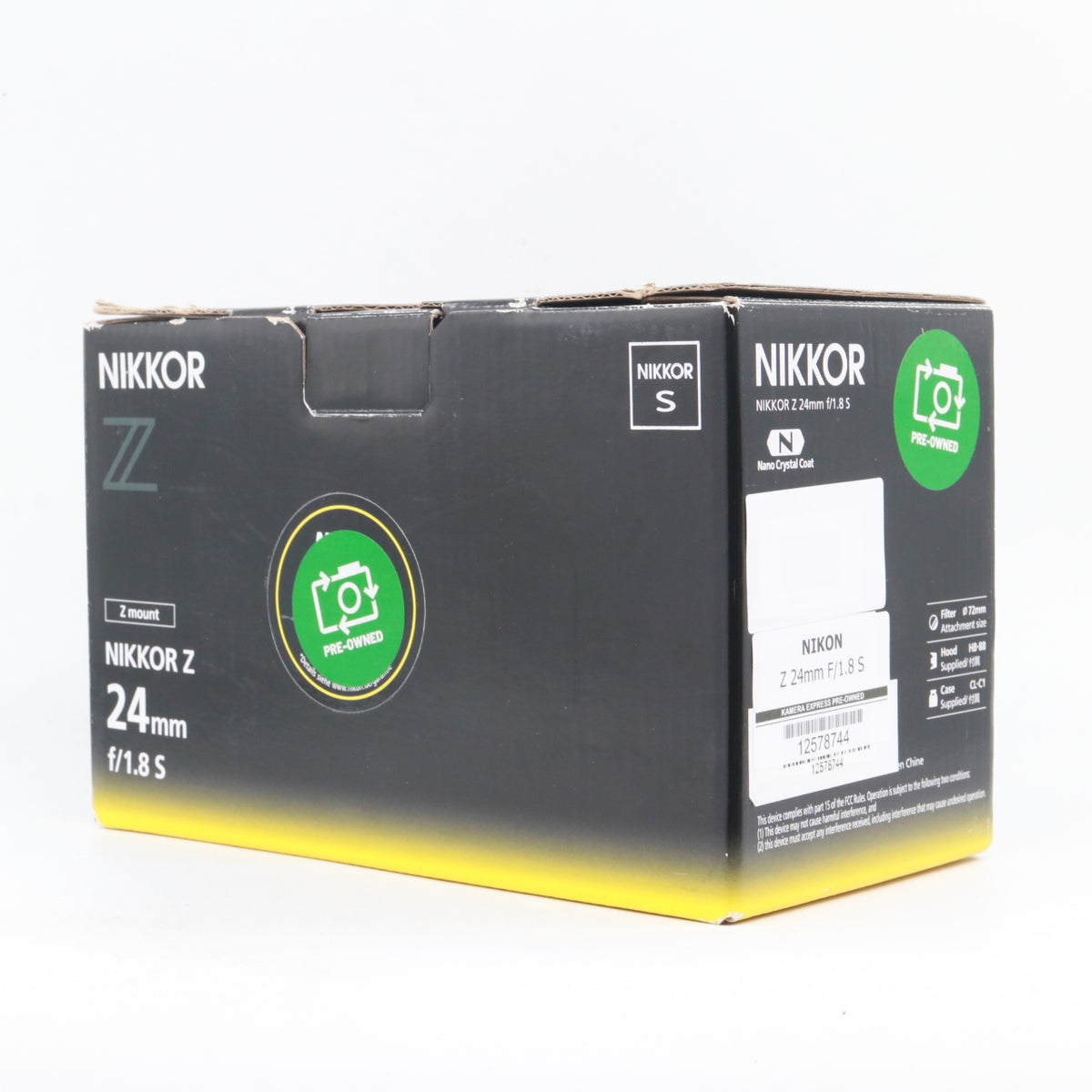 Nikon Z 24mm F/1.8 S used
