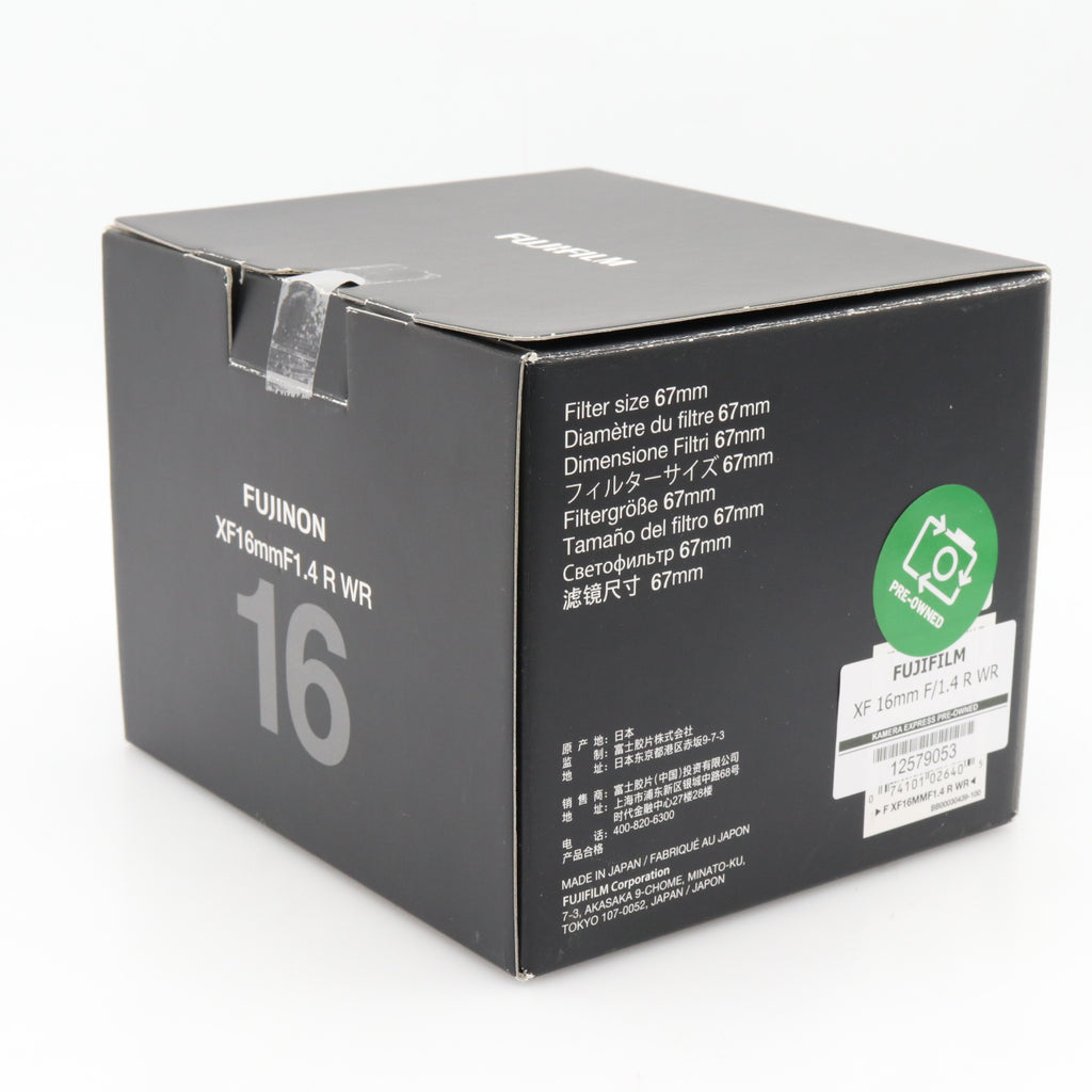 Fujifilm XF 16mm F/1.4 R WR gebraucht
