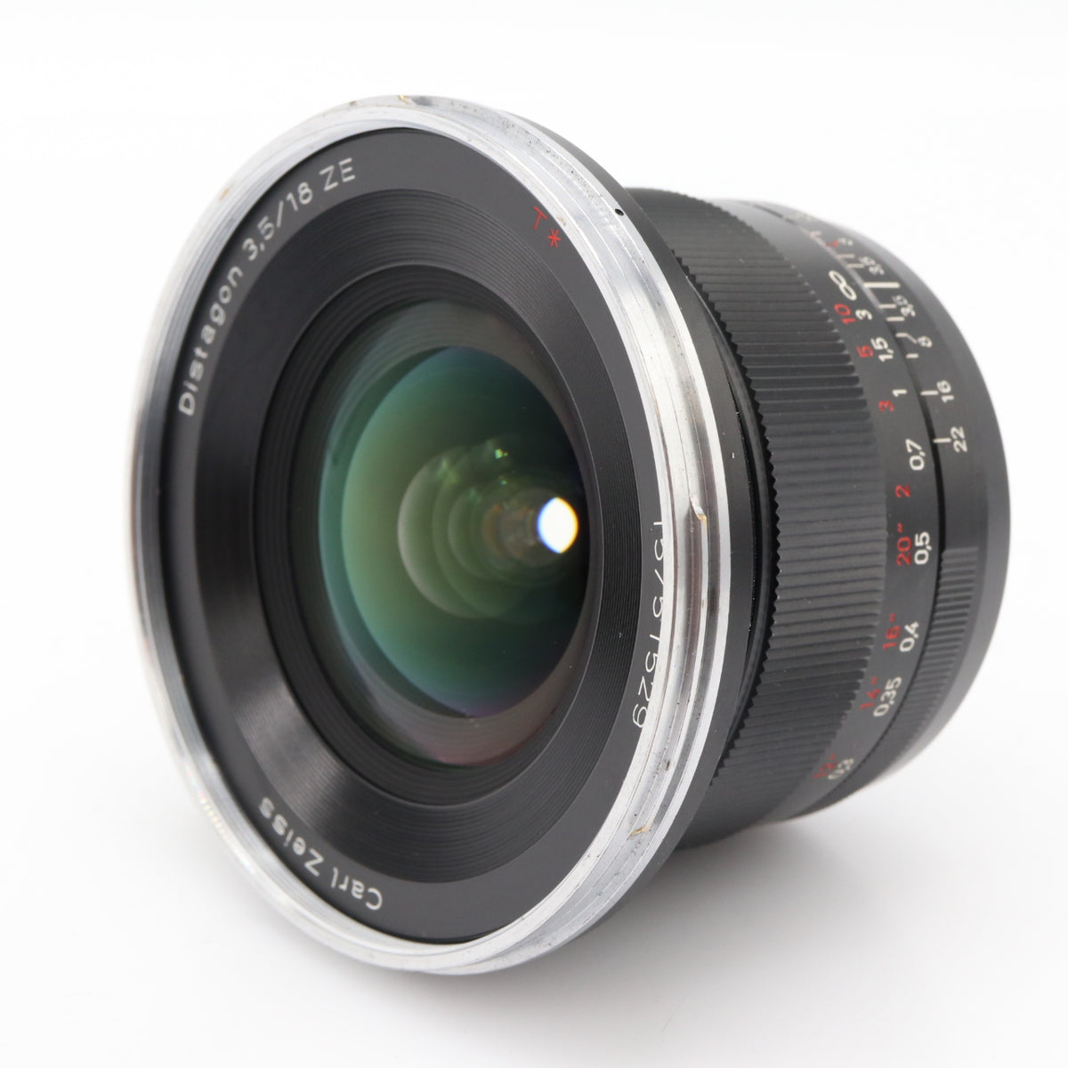 Carl Zeiss 18mm F/3.5 Distagon T* ZE Canon used