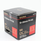 Sigma 10-20mm f/4-5.6 EX DC HSM Canon gebraucht