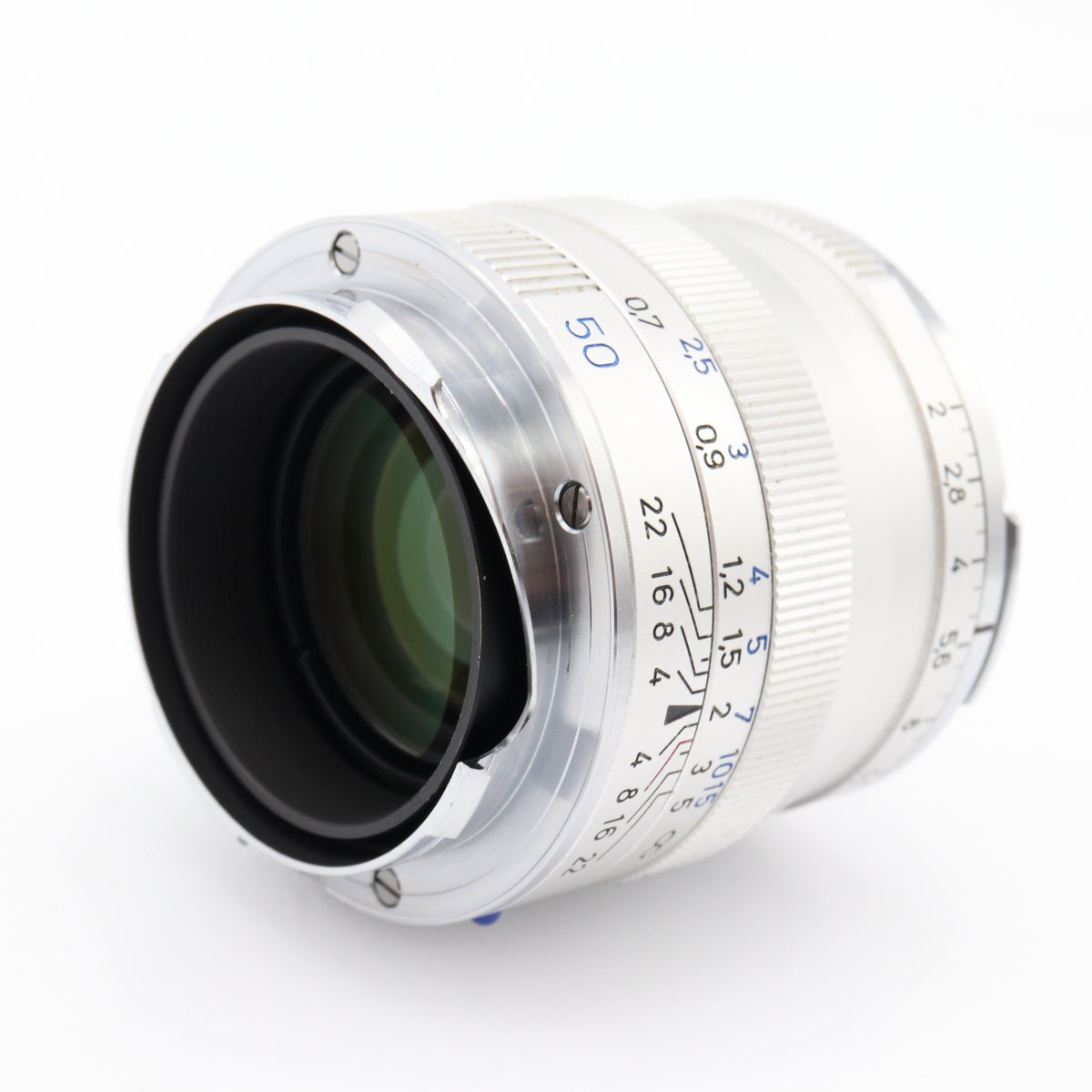 Zeiss 50mm f/2 Planar T* ZM silver used