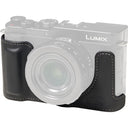 SmallRig 5698 Leder-Halbtasche für Panasonic LUMIX L10, schwarz