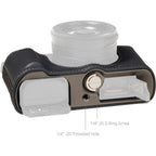 SmallRig 5698 Leder-Halbtasche für Panasonic LUMIX L10, schwarz