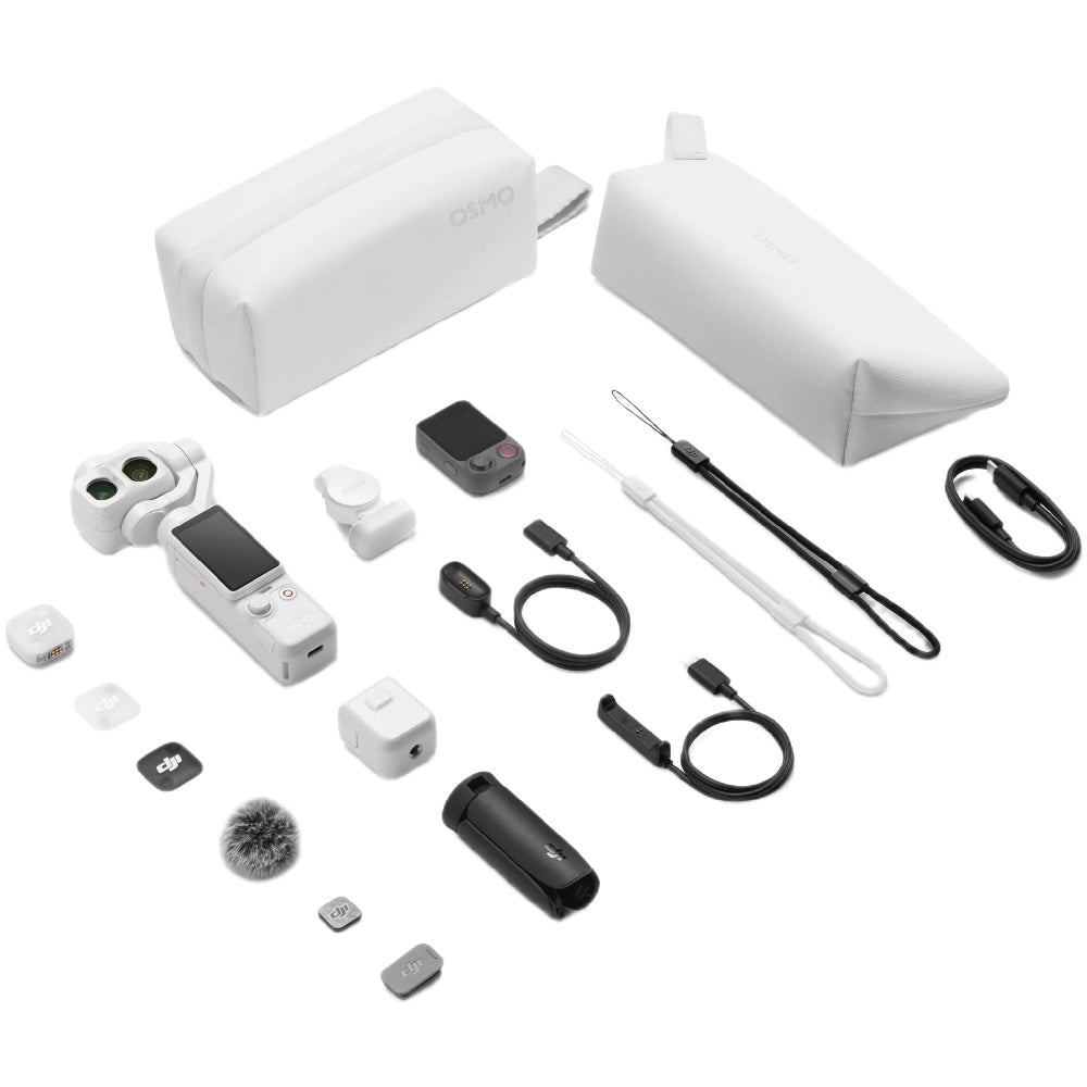 DJI Osmo Pocket 4P (Pro) Creator Combo - Pearl White