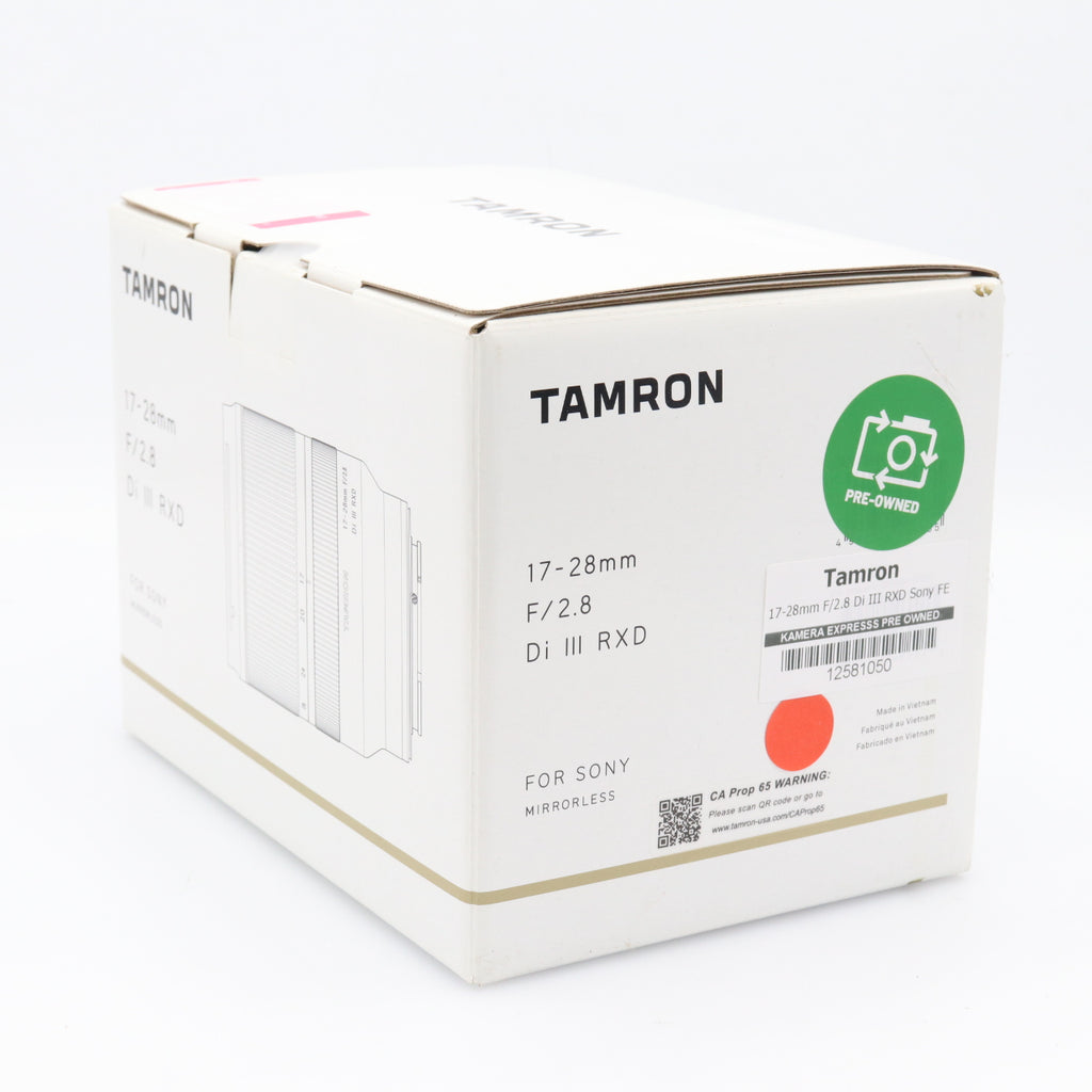 Tamron 17-28mm F/2.8 Di III RXD Sony FE gebraucht