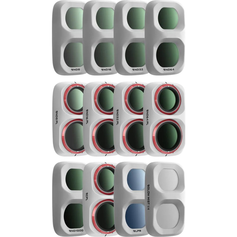 Freewell Osmo Pocket 4P Filter – Mega-Set – 12er-Pack – Weiß
