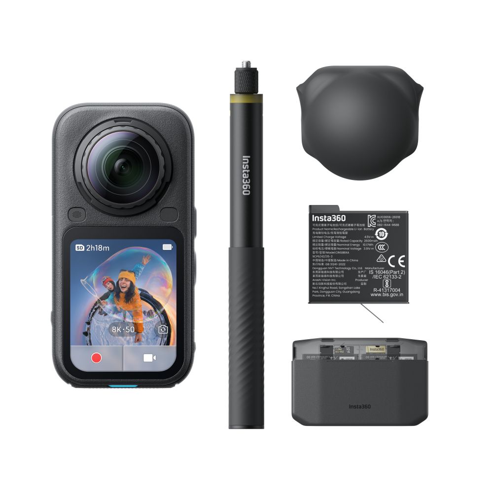 Insta360 X6 Essentials Bundle Midnight Black