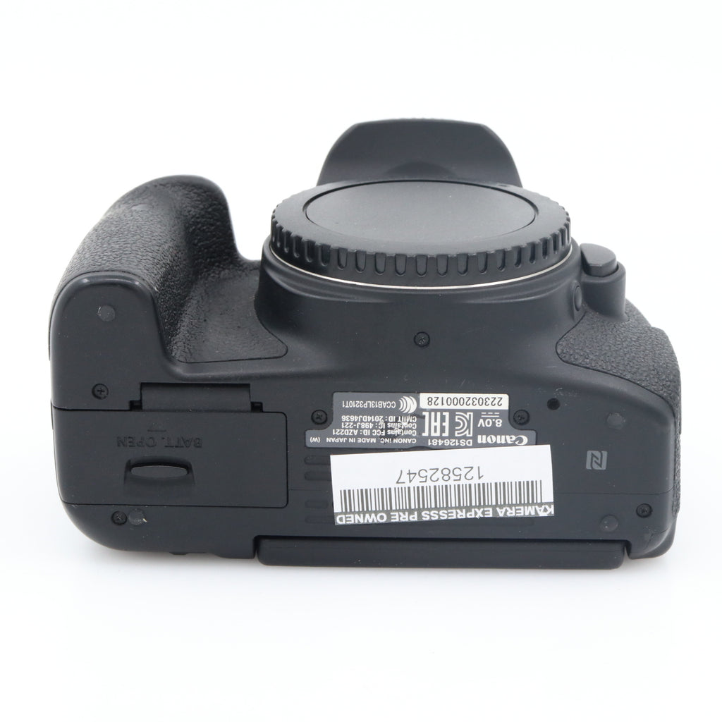 Canon EOS 760D body used