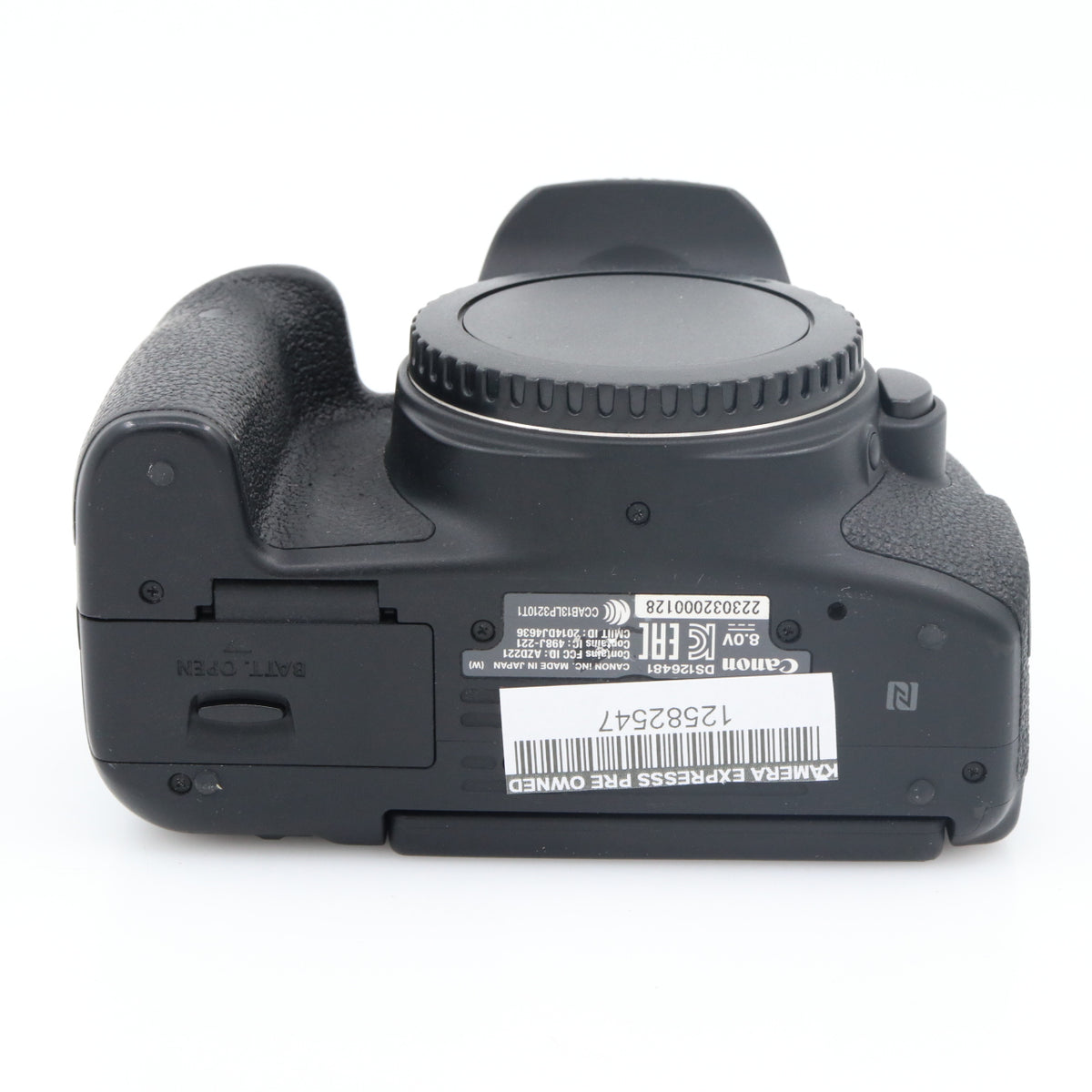 Canon EOS 760D body used