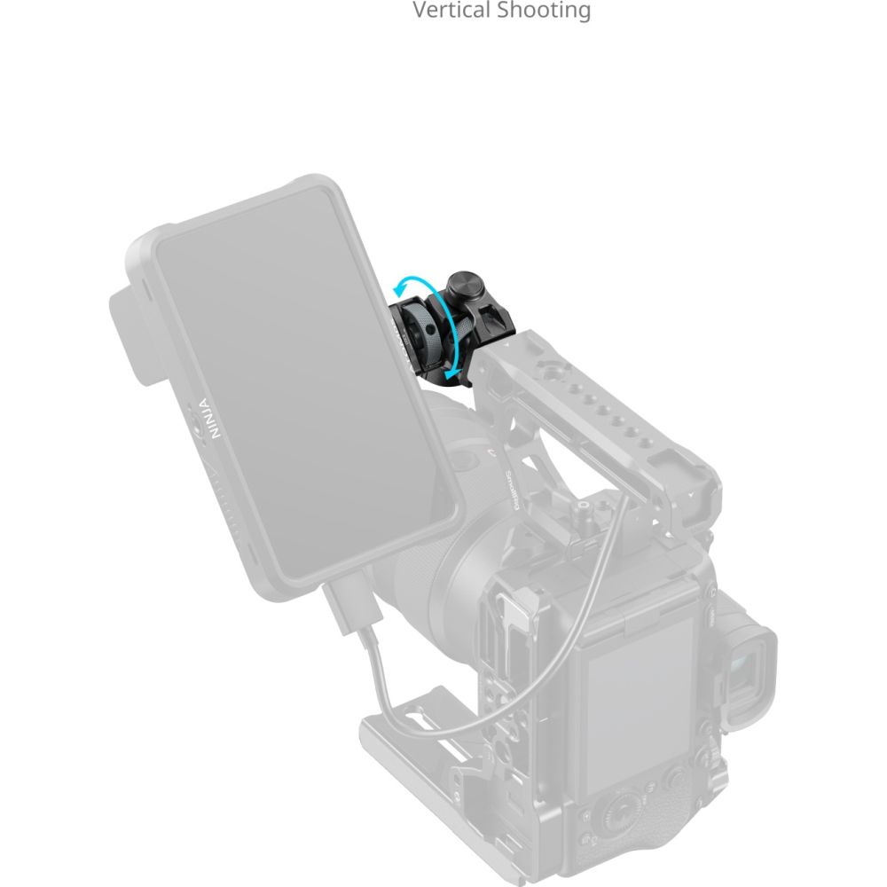 SmallRig 6314 Monitorhalterung für horizontale und vertikale Aufnahmen mit ARRI 3/8"-16 Positionierungsschraube