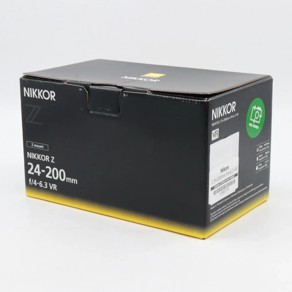 Nikon Z 24-200mm f/4-6.3 VR used