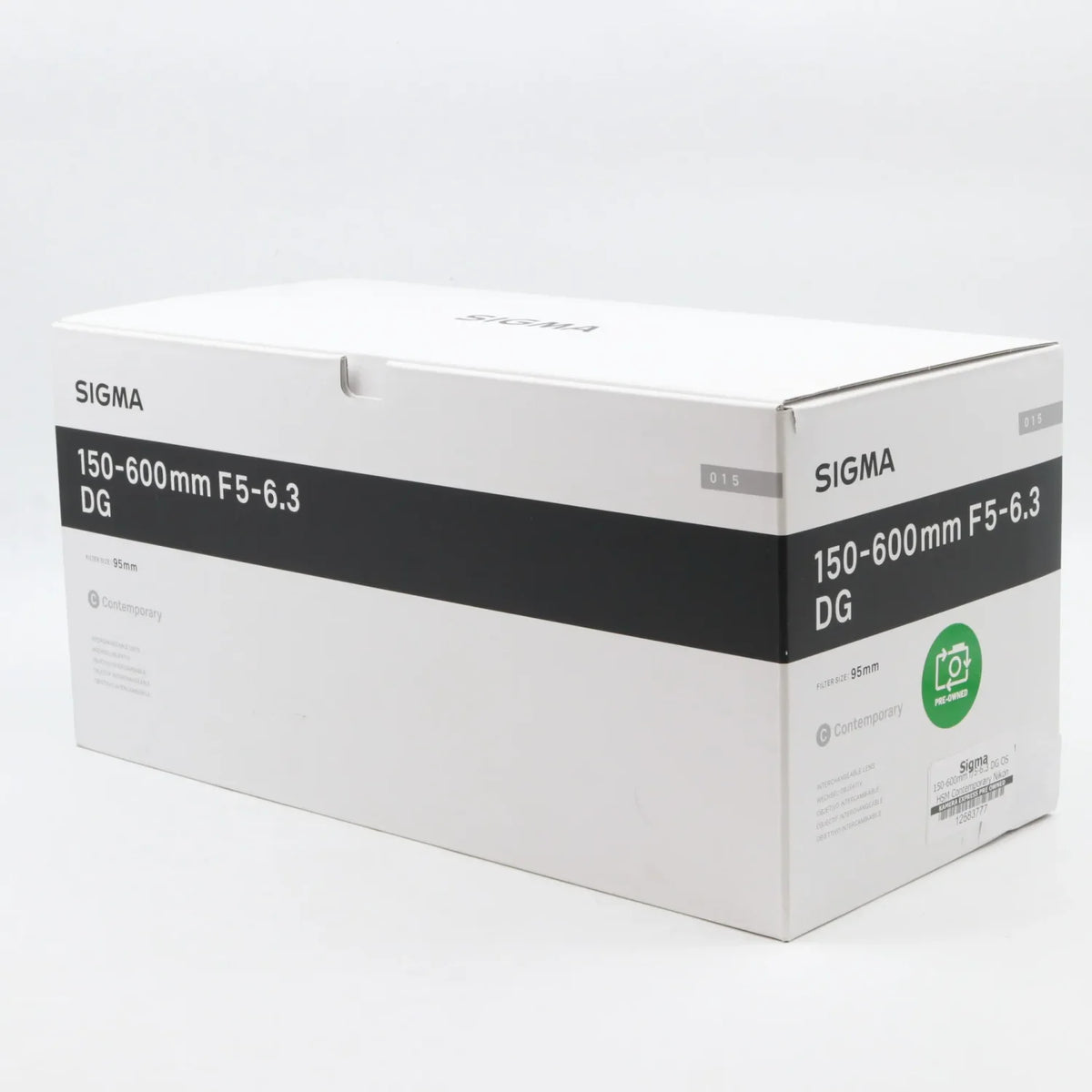Sigma 150-600mm f/5-6.3 DG OS HSM Contemporary Nikon used
