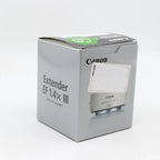 Canon EF 1.4x III extender (teleconverter) used