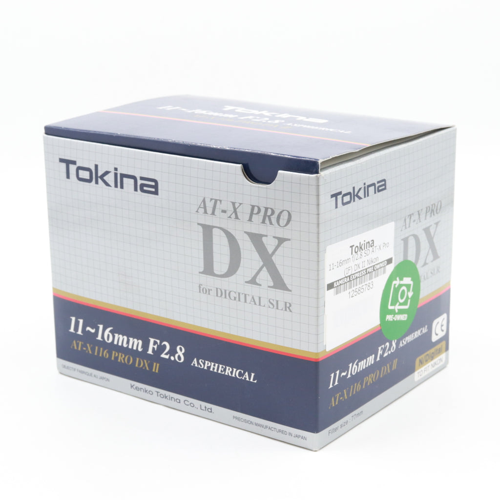 Tokina 11-16mm f/2.8 SD AT-X Pro (IF) DX II Nikon used