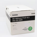 Sigma 60-600mm F/4.5-6.3 DG OS HSM Sports Canon EF gebraucht