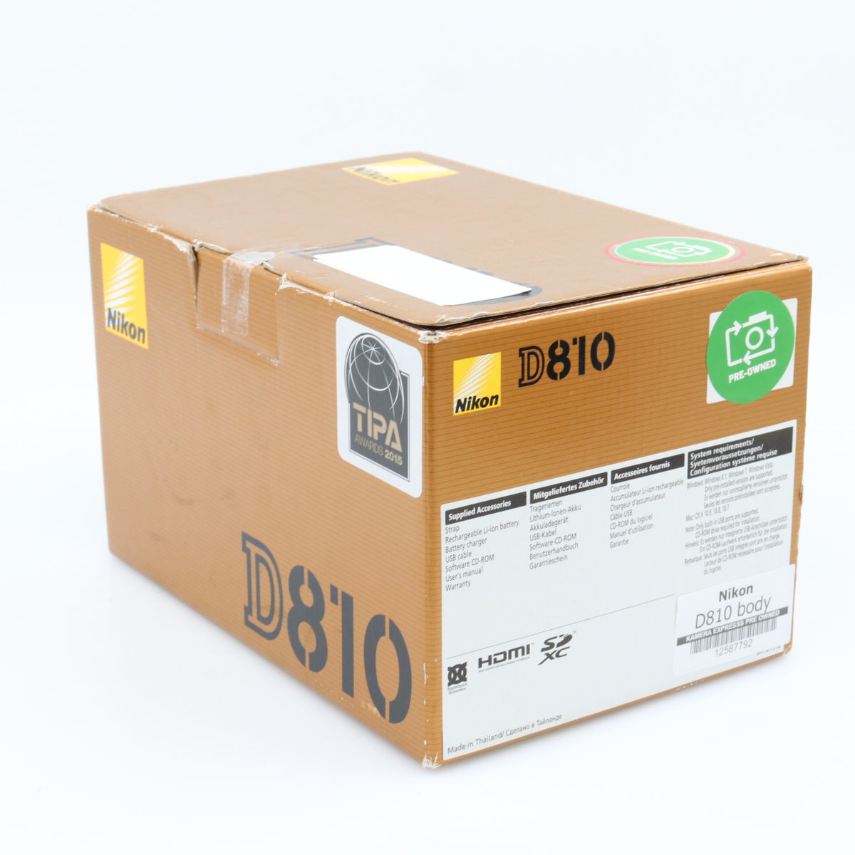 Nikon D810 Gehäuse gebraucht