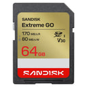 SanDisk SDXC Extreme Go 64GB 170/80MB/s-C10-UHS-I-U3-V30