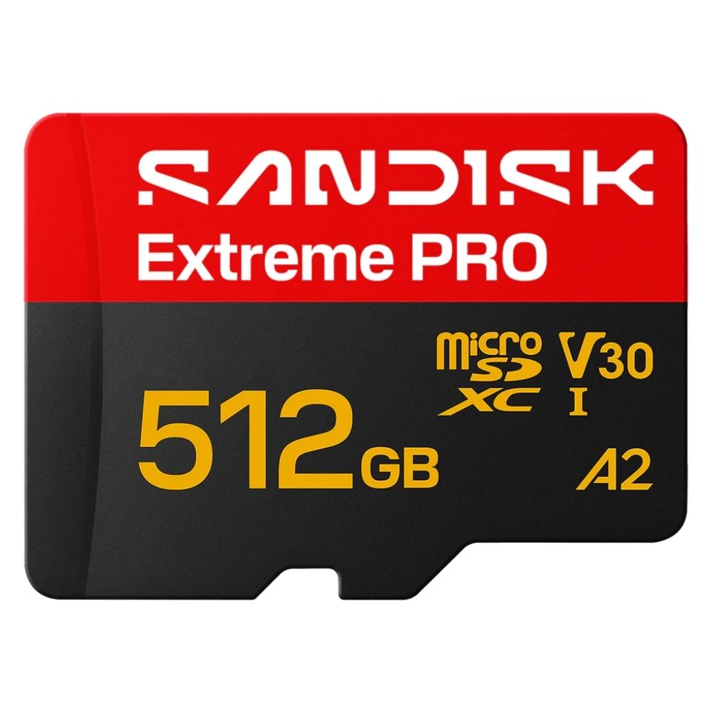 SanDisk MicroSDXC Extreme Pro 512GB UHS-I- 250M/170MB/s- 5K- 4K UHD