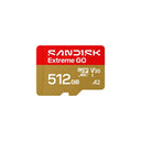 SanDisk MicroSDXC Extreme Go 512GB 240/160MB/s UHS-I- 5K- 4K UHD- U3- V3
