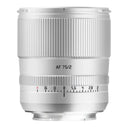 TTArtisan AF-FF 75mm f/2.0 Fuji X mount Silver