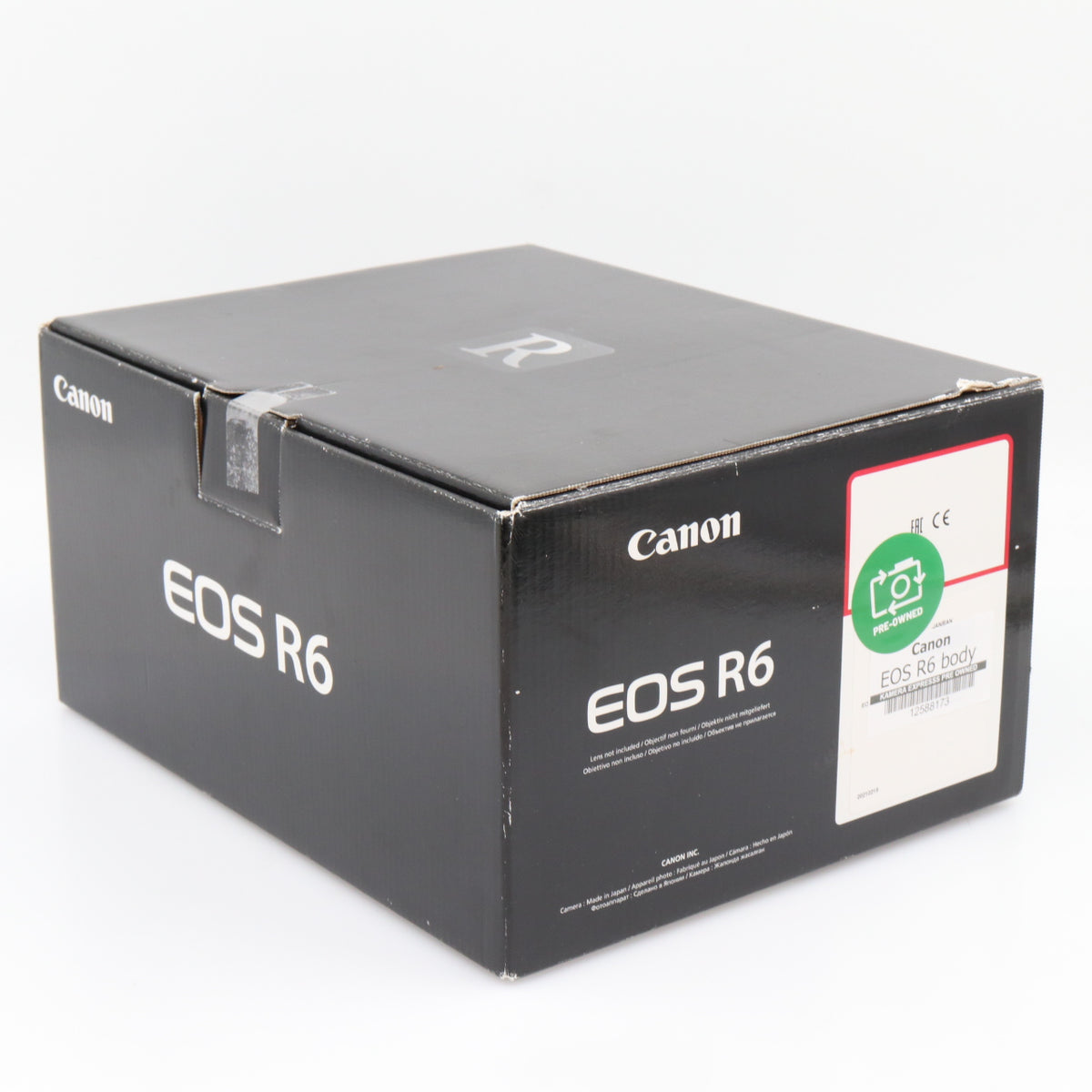 Canon EOS R6 body used
