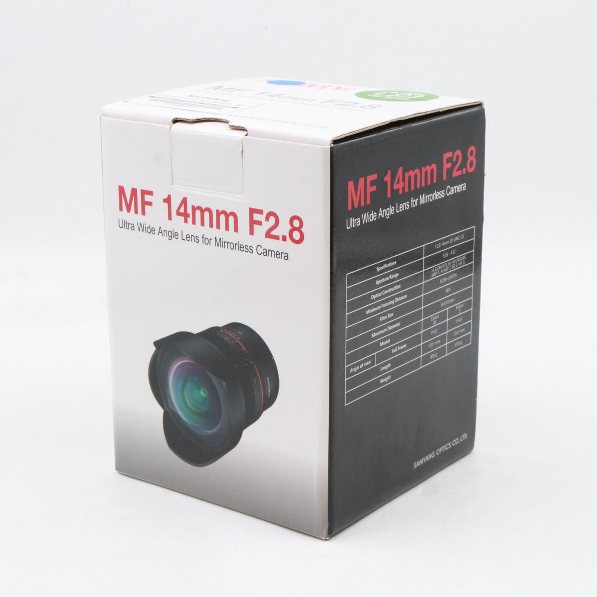 Samyang 14mm F/2.8 Canon RF used