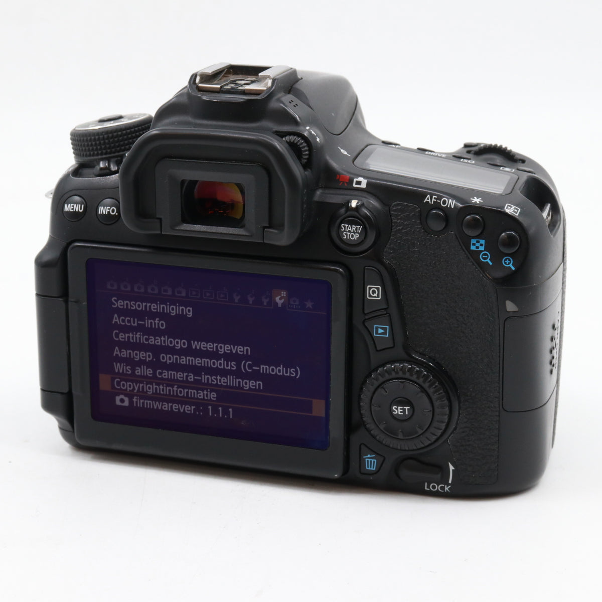 Canon EOS 70D body used