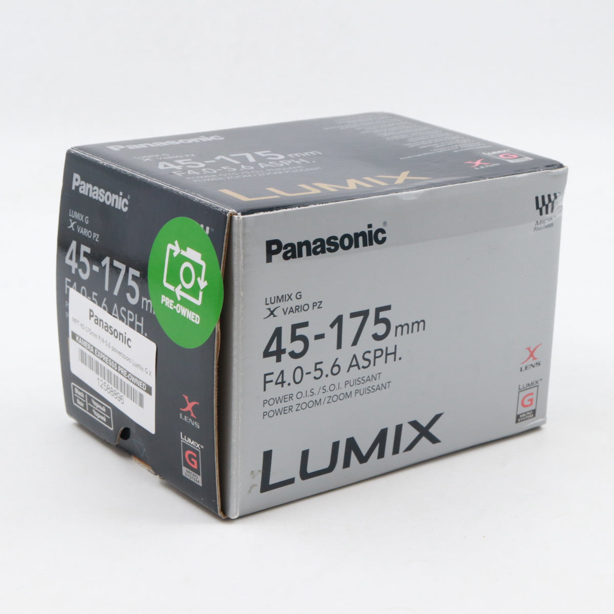 Panasonic MFT 45-175mm F/4-5.6 powerzoom Lumix G X used