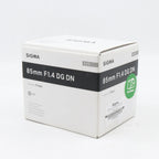 Sigma 85mm f/1.4 DG DN ART Sony FE used