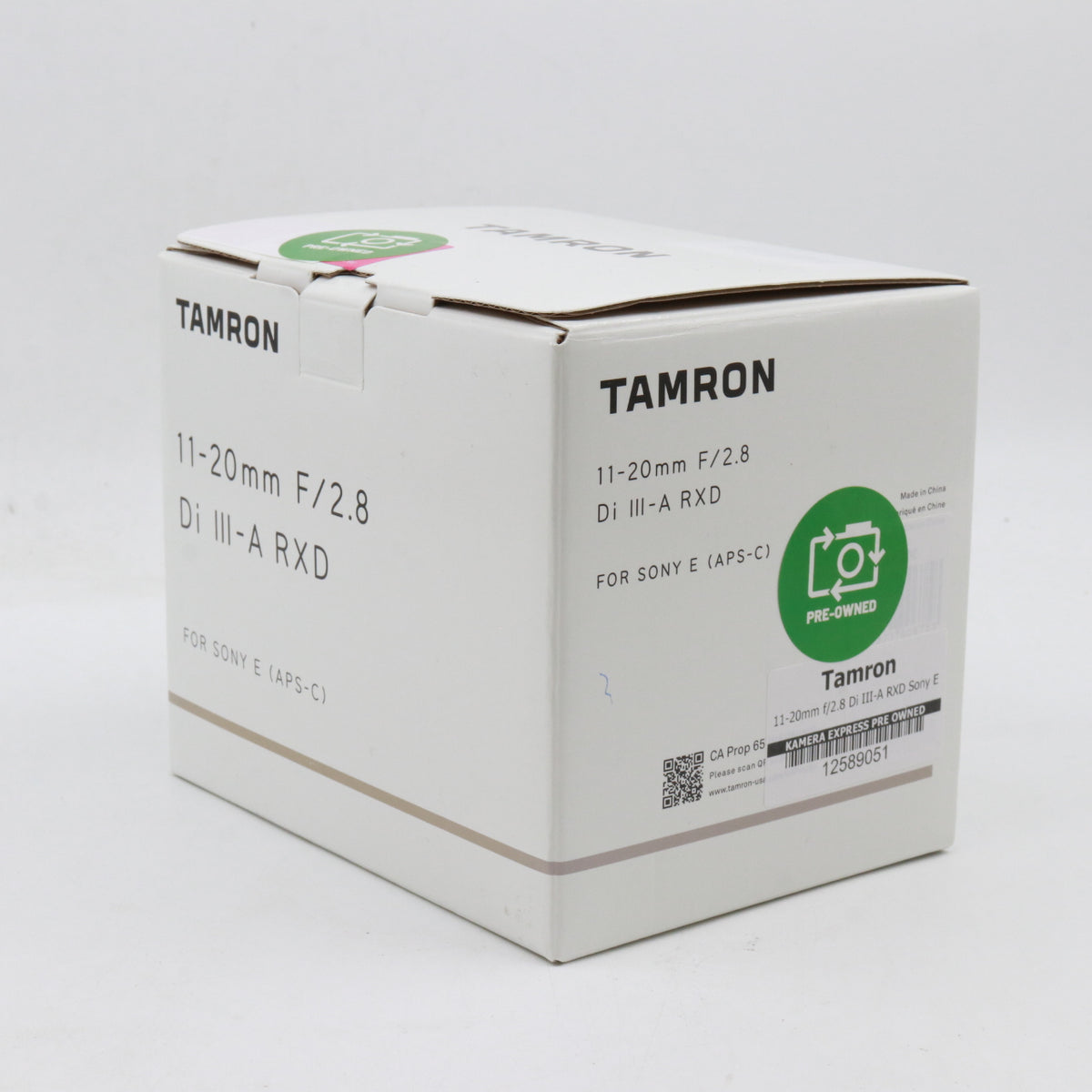 Tamron 11-20mm f/2.8 Di III-A RXD Sony E used