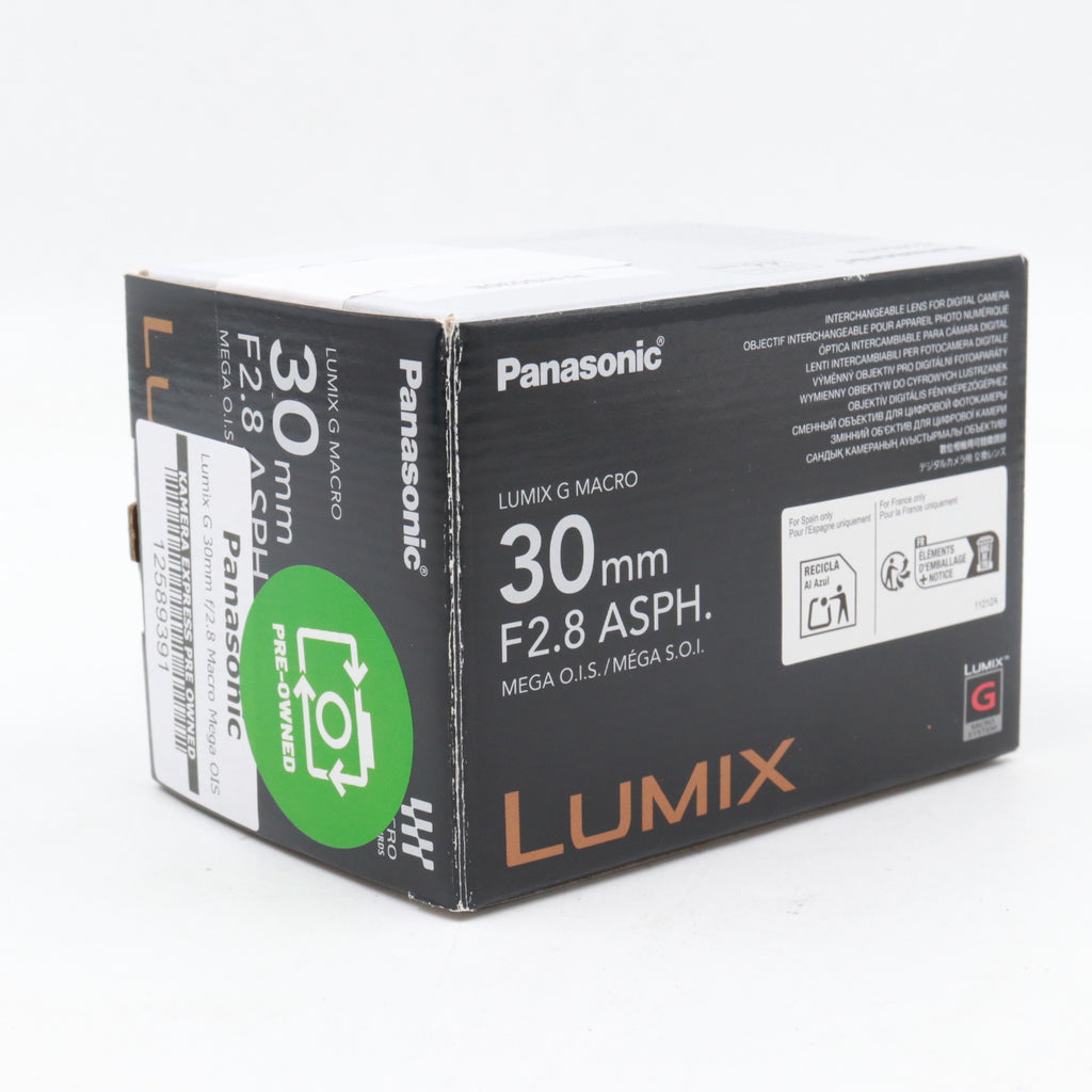Panasonic Lumix G 30mm f/2.8 Macro Mega OIS gebraucht