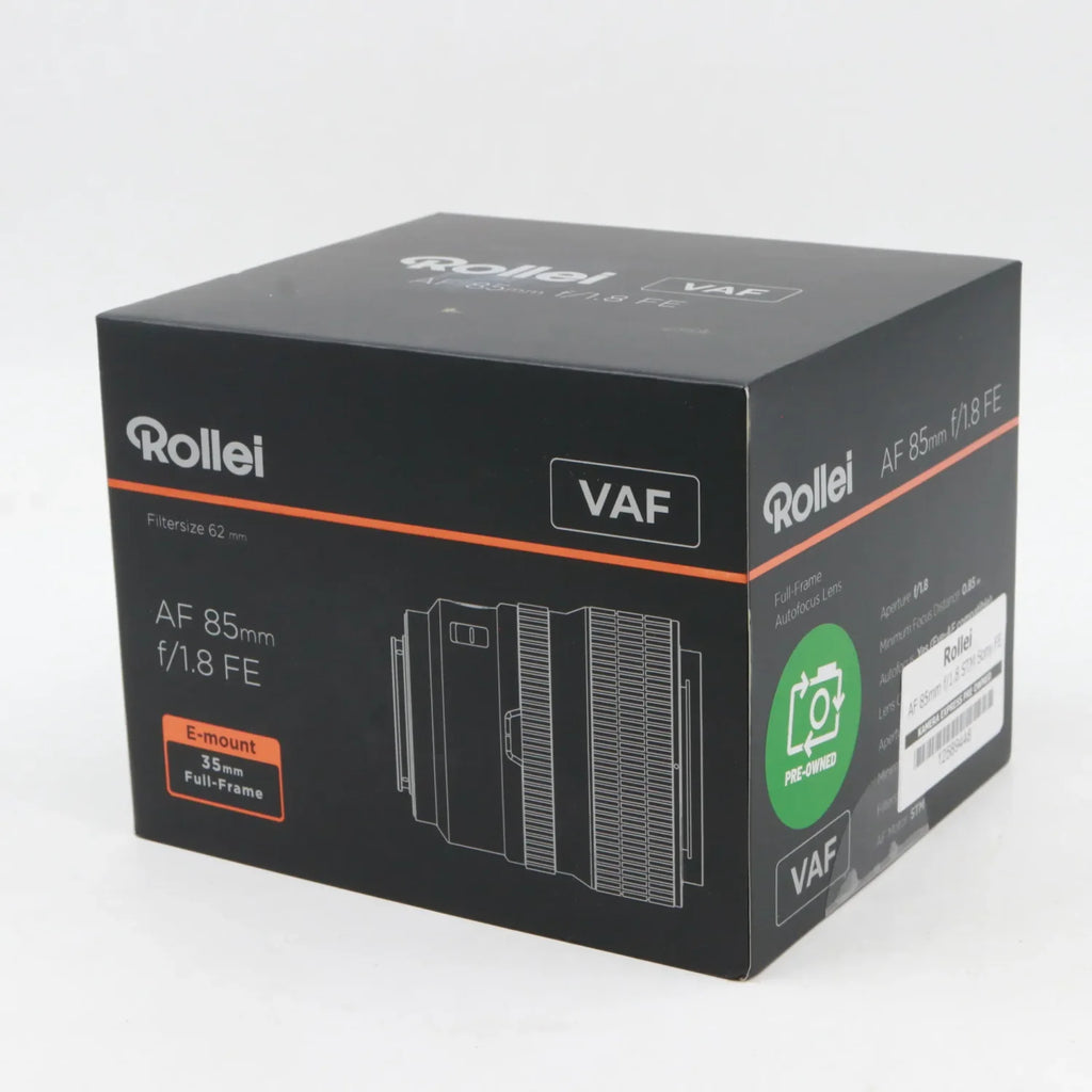 Rollei AF 85mm f/1.8 STM Sony FE used