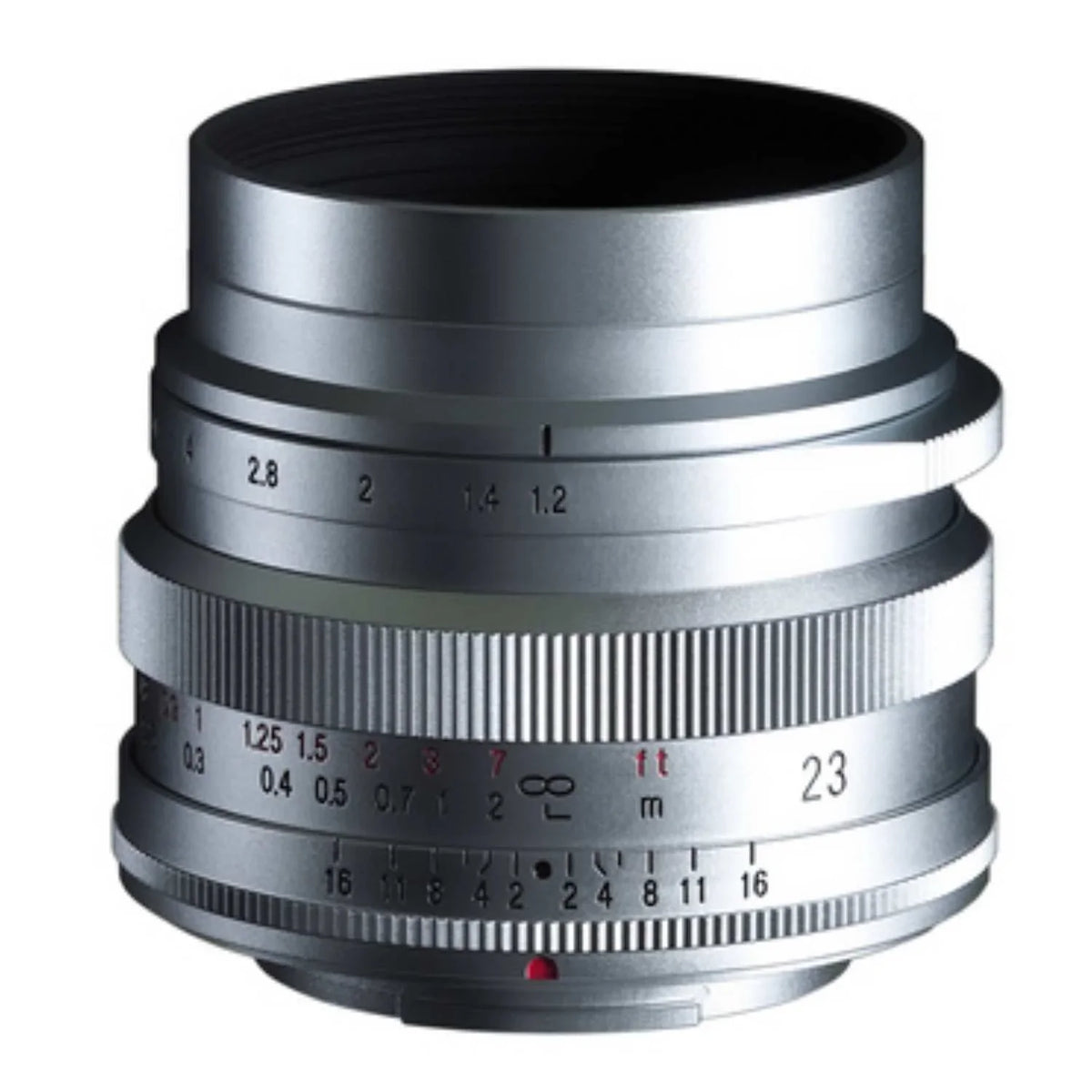 Voigtländer Nokton 23mm f/1.2 ASPH Fuji X mount silver