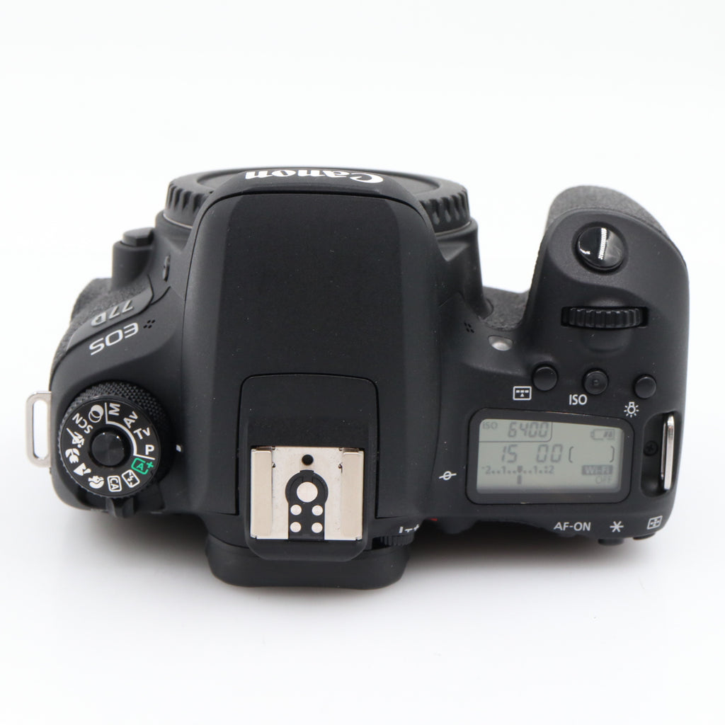 Canon EOS 77D body used