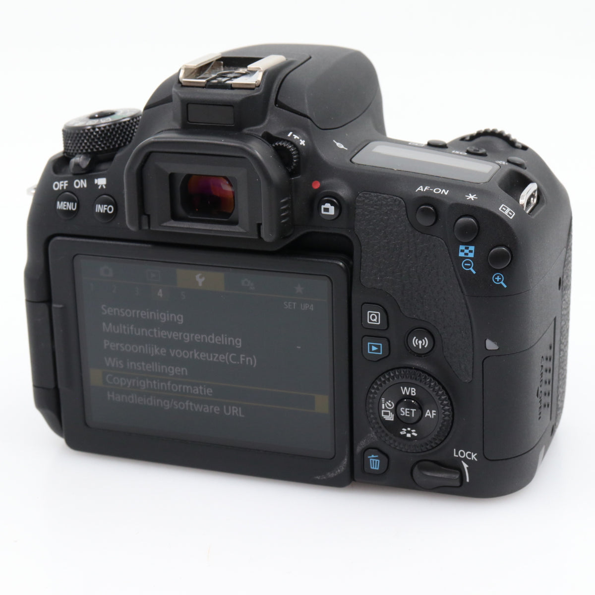 Canon EOS 77D body used