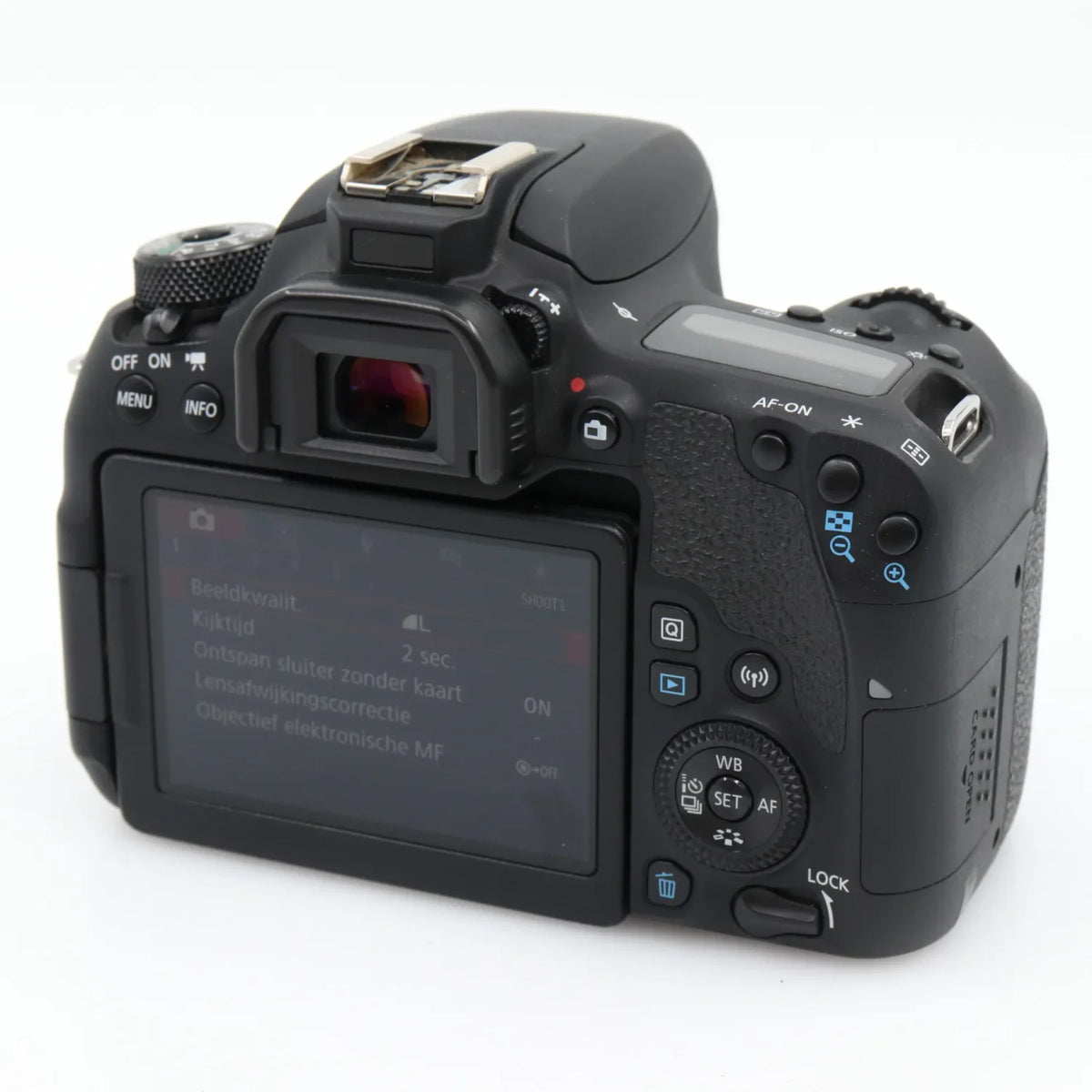 Canon EOS 77D body used