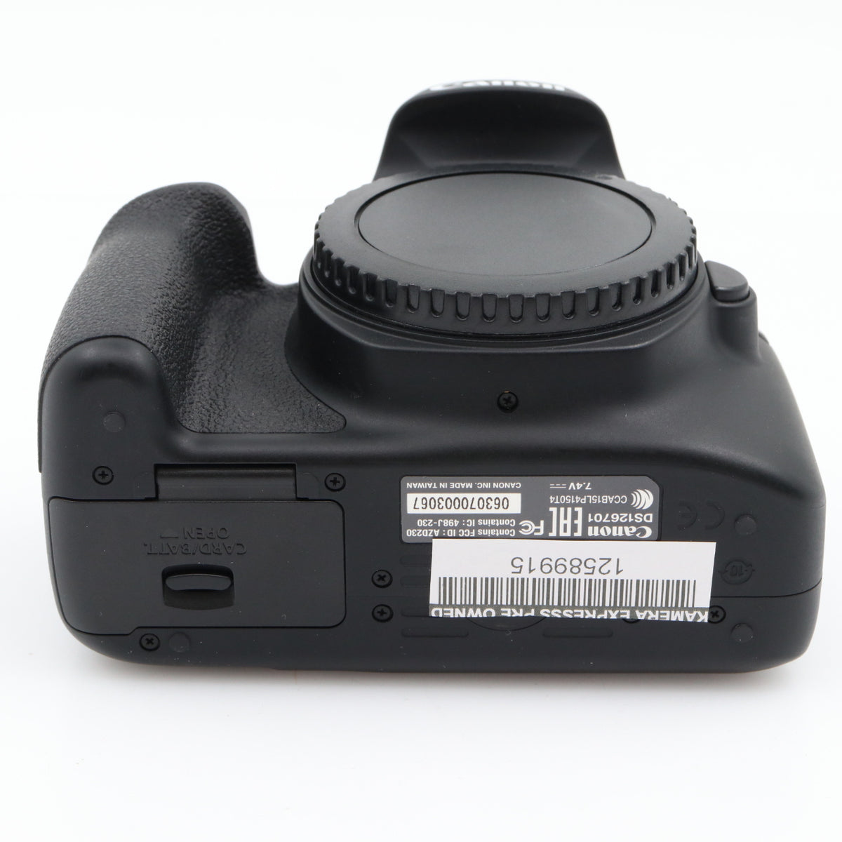 Canon EOS 4000D body used