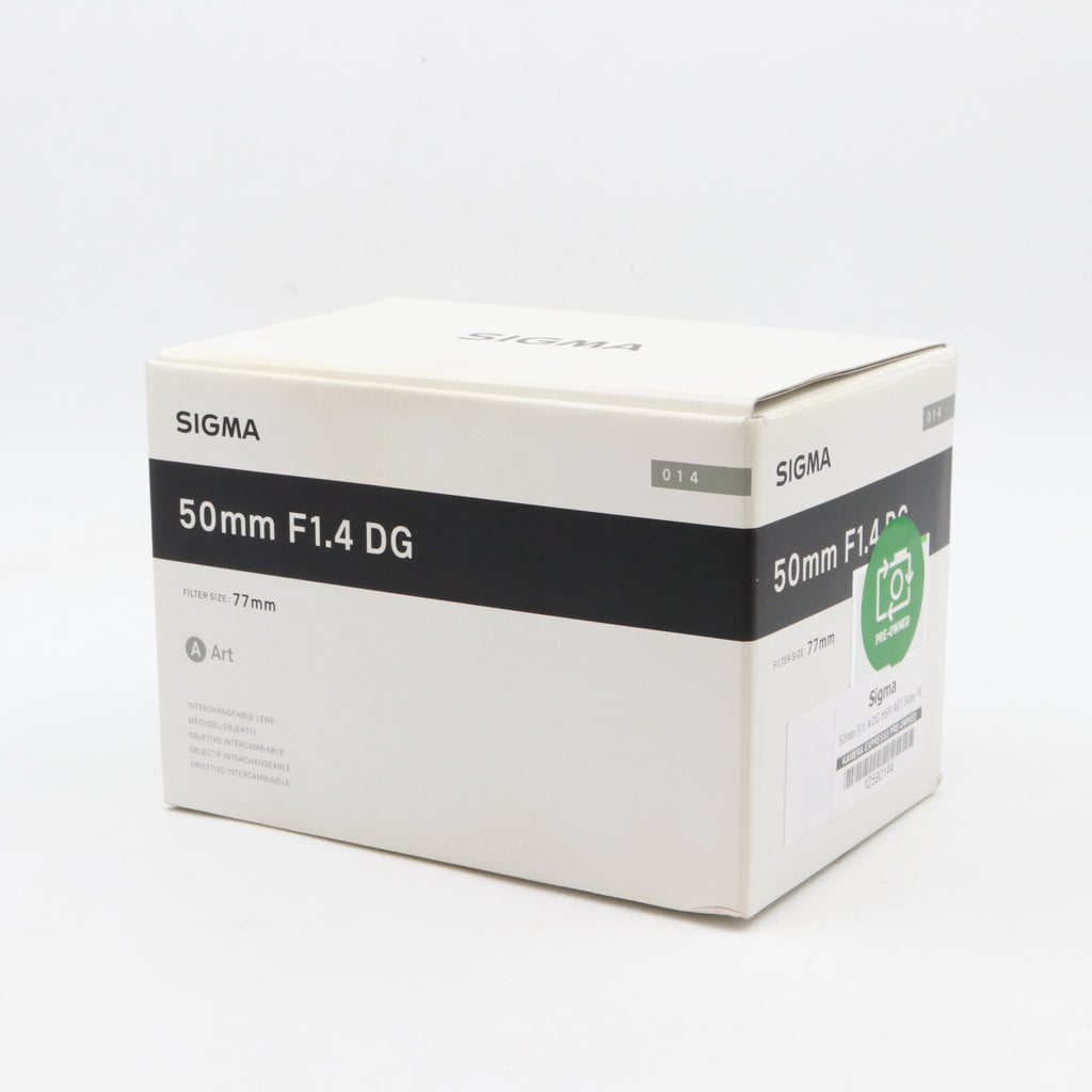 Sigma 50mm F/1.4 DG HSM ART Sony FE used