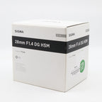 Sigma 28mm F/1.4 DG HSM Art Sony FE gebraucht