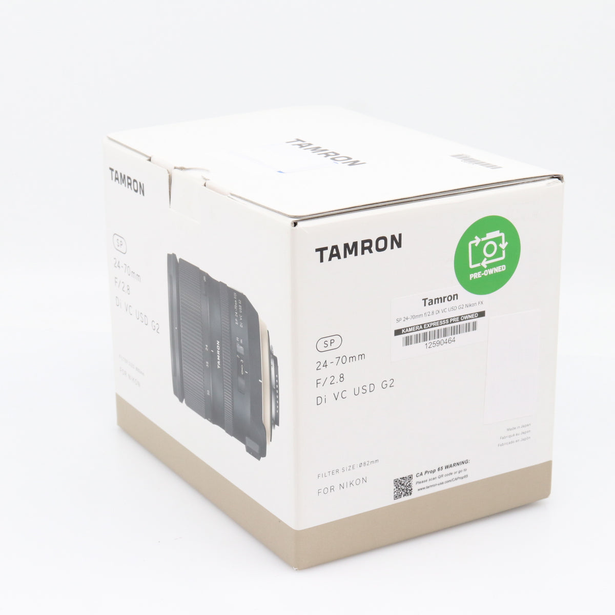 Tamron SP 24-70mm f/2.8 Di VC USD G2 Nikon FX used