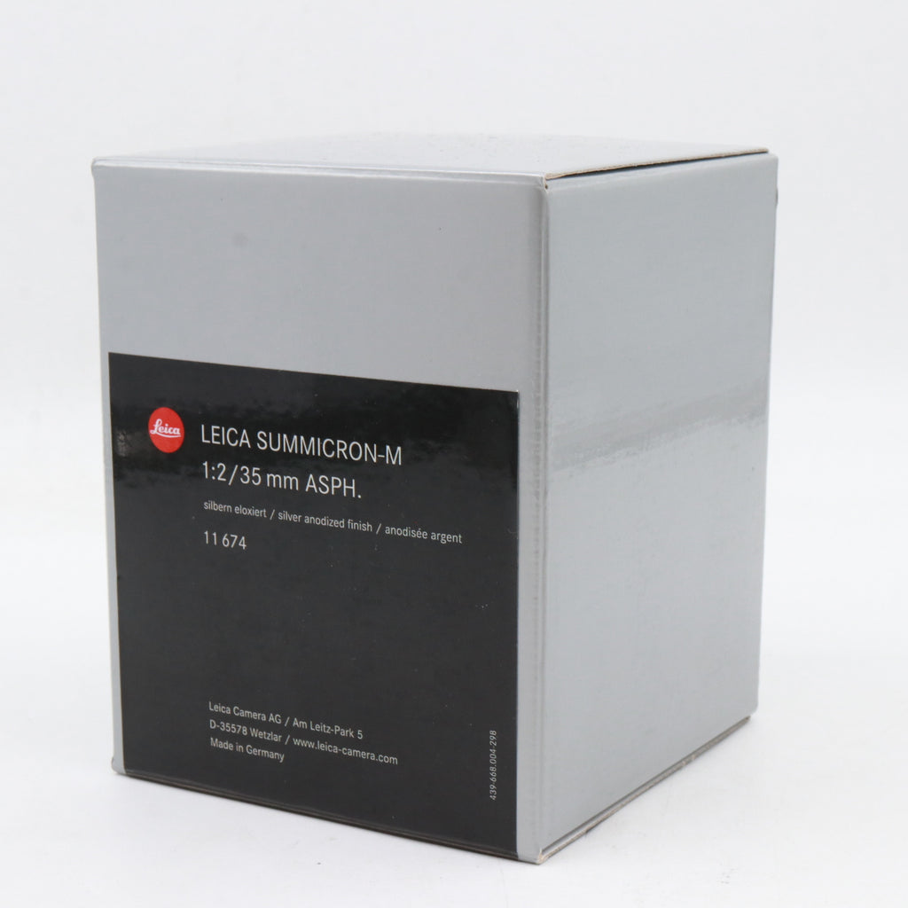 Leica 11674 Summicron-M 35mm f/2 ASPH. silver used