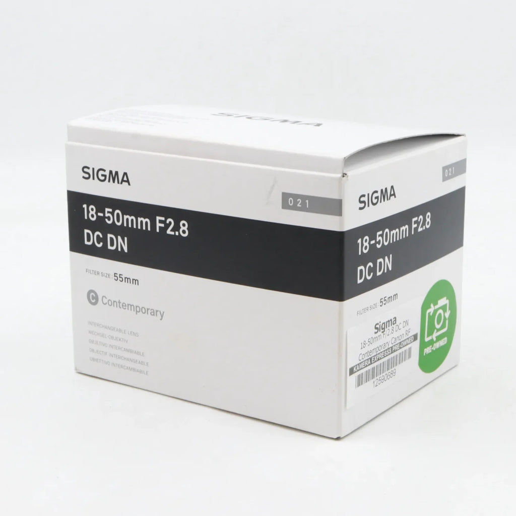 Sigma 18-50mm F/2.8 DC DN Contemporary Canon RF gebraucht