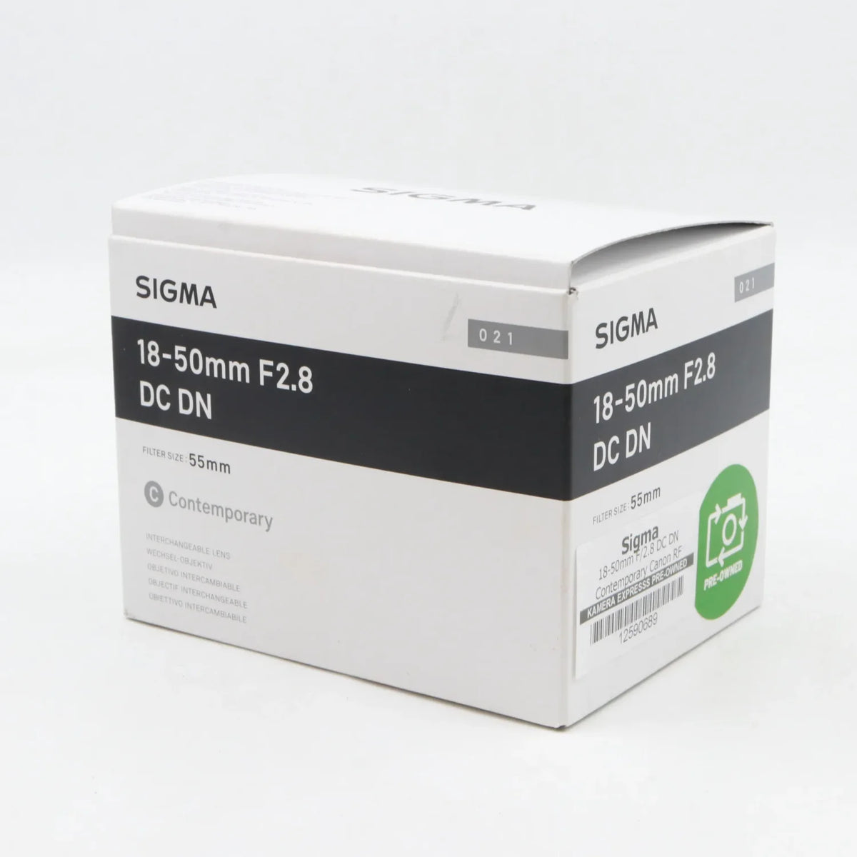 Sigma 18-50mm F/2.8 DC DN Contemporary Canon RF gebraucht