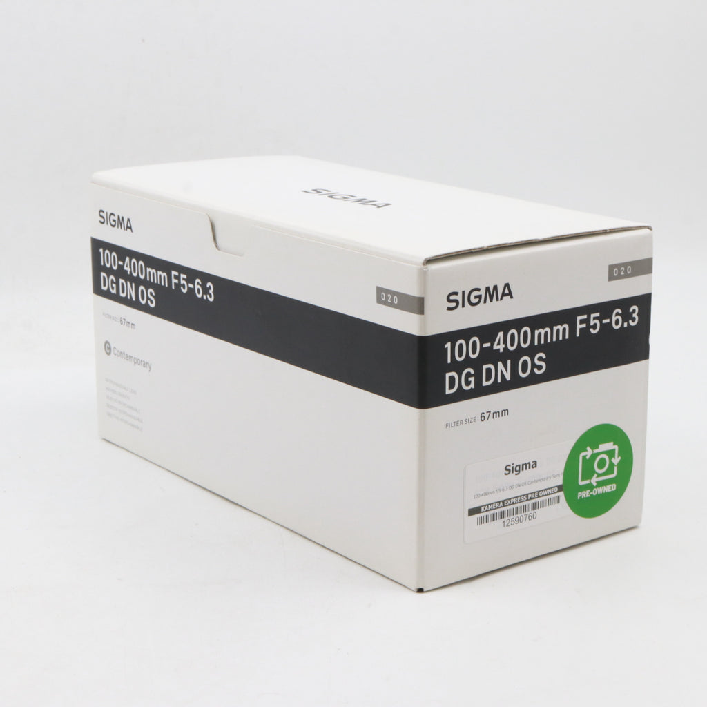 Sigma 100-400mm f/5-6.3 DG DN OS Contemporary Sony FE used