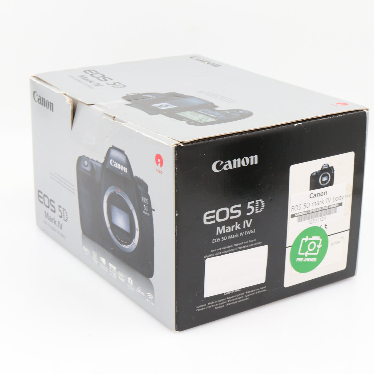 Canon EOS 5D mark IV body used