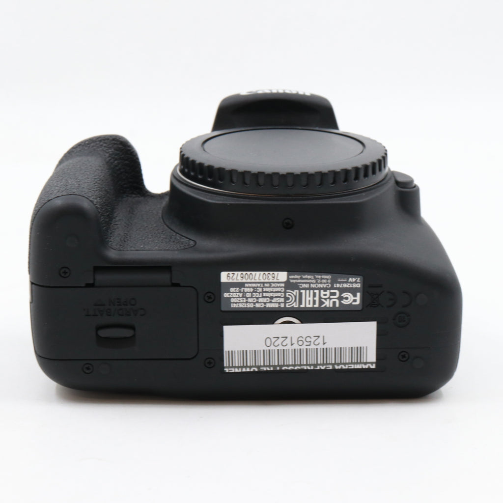 Canon EOS 2000D body used